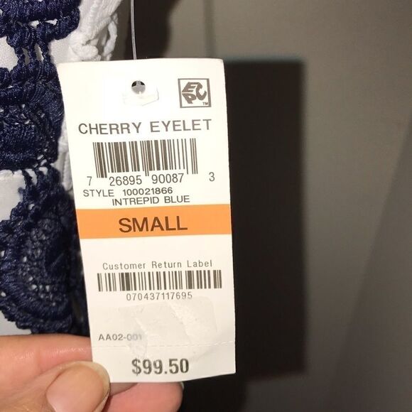 NWT Charter Club Eyelet Dress - Picture 5 of 5